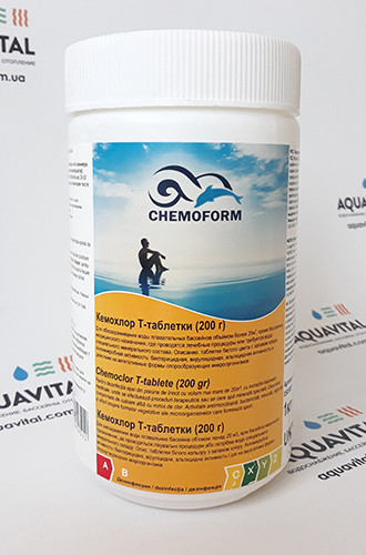 Химия для бассейна | Длительный хлор Кемохлор Т–Таблетки, 1 кг