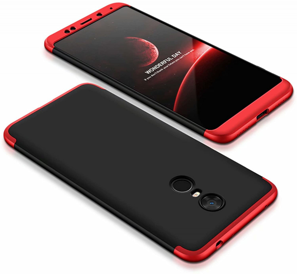 

Пластиковая накладка GKK LikGus 360 градусов (opp) для Xiaomi Redmi 5 Plus / Redmi Note 5 (Single Ca