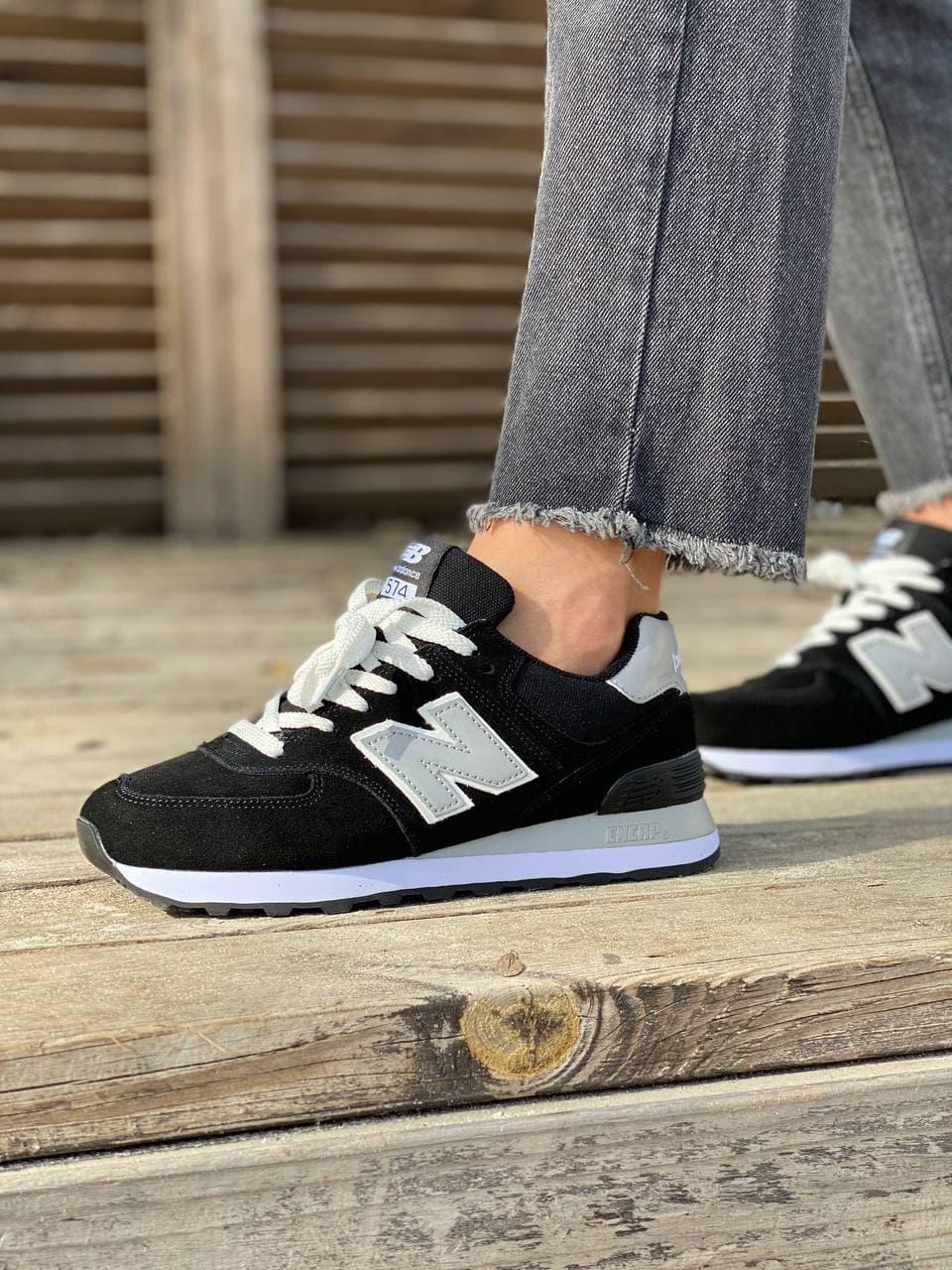 

Кроссовки женские New Balance черные. Стильные женские кроссовки Нью Беленс черного цвета., Черный