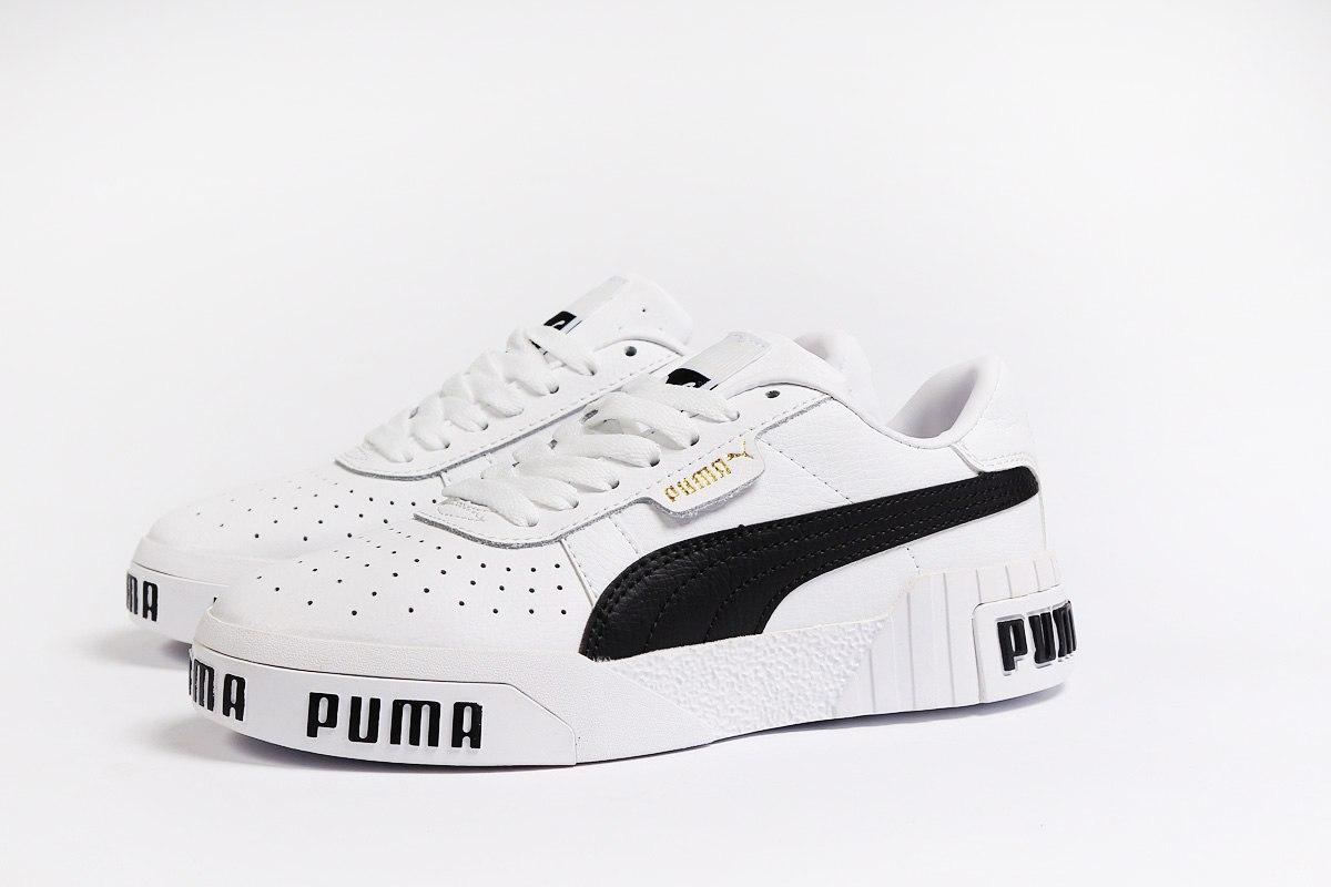 

Puma Cali женские демисезонные белые кроссовки на шнурках 37, Белый