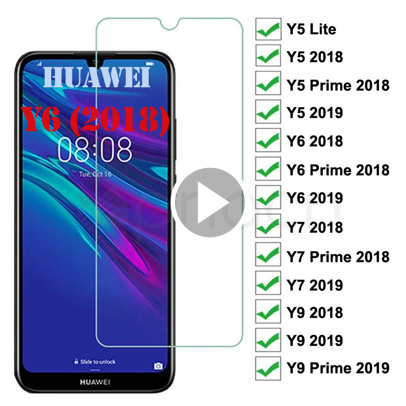 

Защитное стекло для Huawei Y6 (2018), Прозрачный