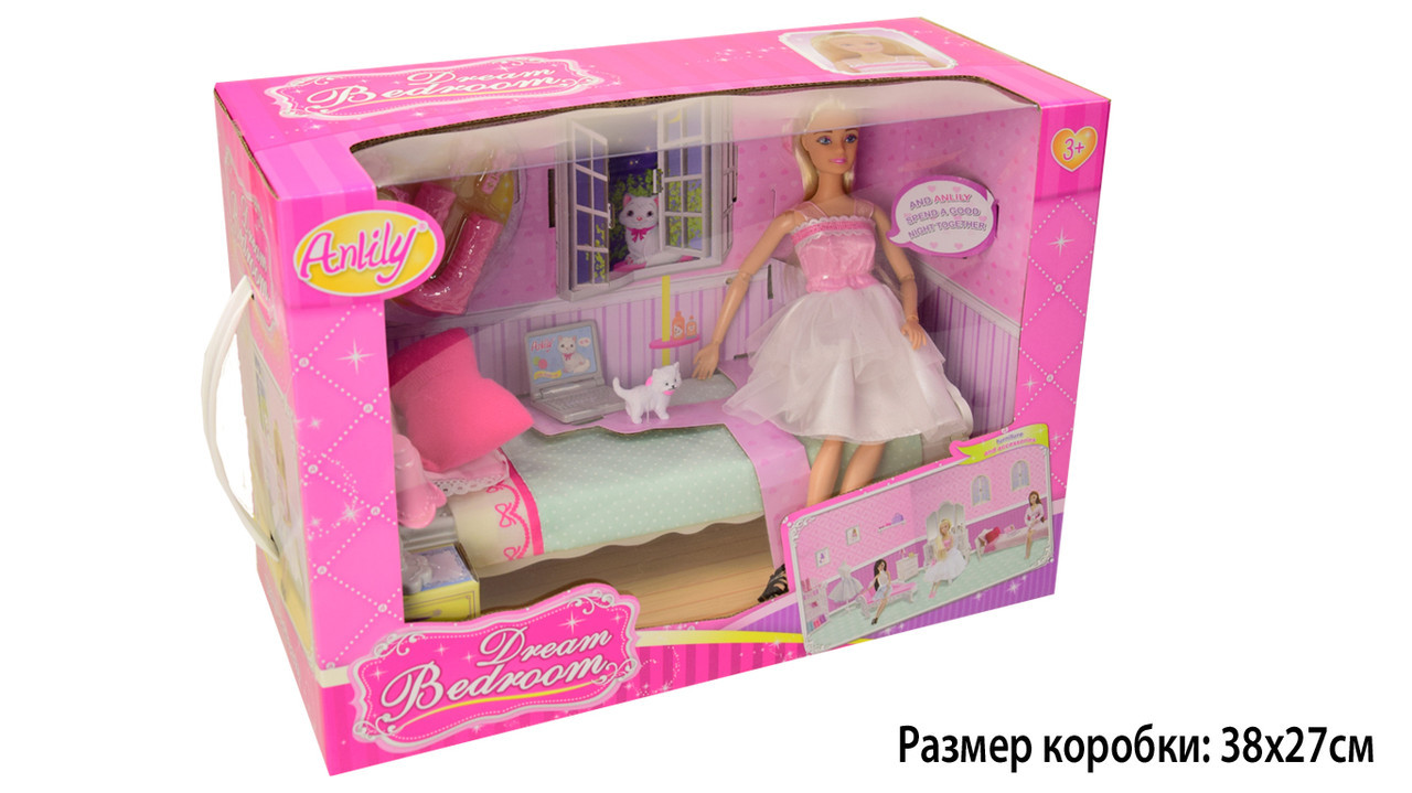 

Кукла типа "Барби"Anlily" Спальная комната