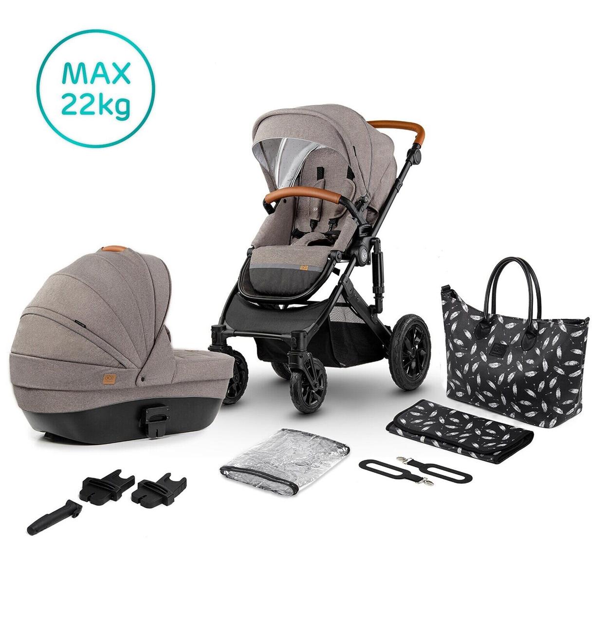 

Универсальная коляска 2 в 1 Kinderkraft Prime Beige + MommyBag (KKWPRIMBEG20000)