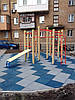 Детские спортивно-игровые комплексы "Акробат" (Цвет бруса темный), фото 4