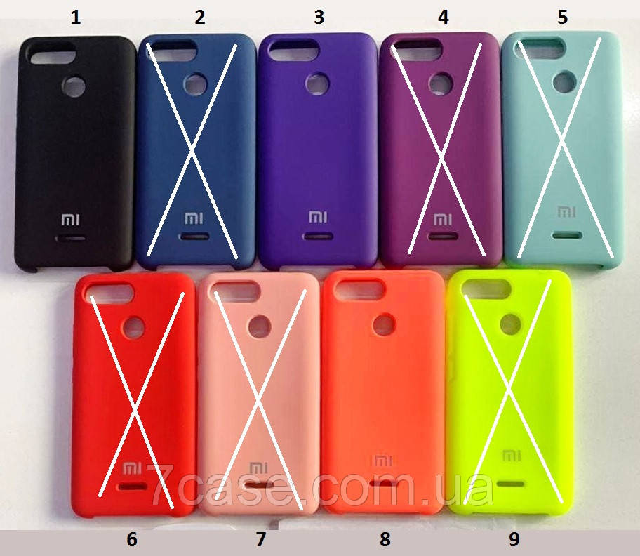 

Чехол Silicone Cover для Xiaomi Mi A2 Lite / Redmi 6 Pro