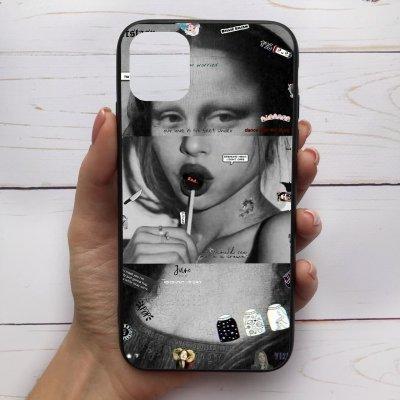 

Чехол Mood для iPhone 11 с рисунком Мона Лиза стикеры SKL68-286497, Разные цвета