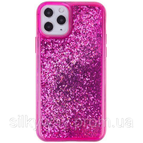 

TPU+PC чехол Sparkle (glitter) для Apple iPhone 11 Pro Max (6.5") (Малиновый)