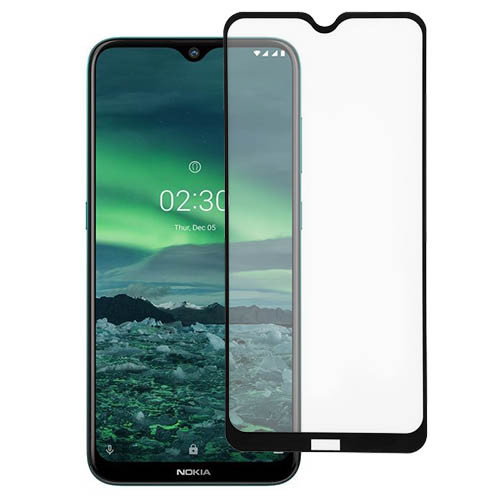 

Захисне скло Glass Full Glue для Nokia 2.3 (Чорний)