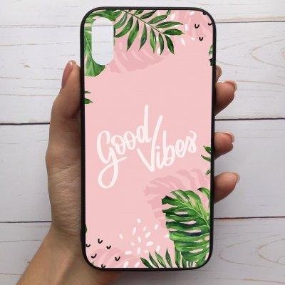 

Чехол Mood для iPhone X/Xs с рисунком Good vibes SKL68-285902, Разные цвета