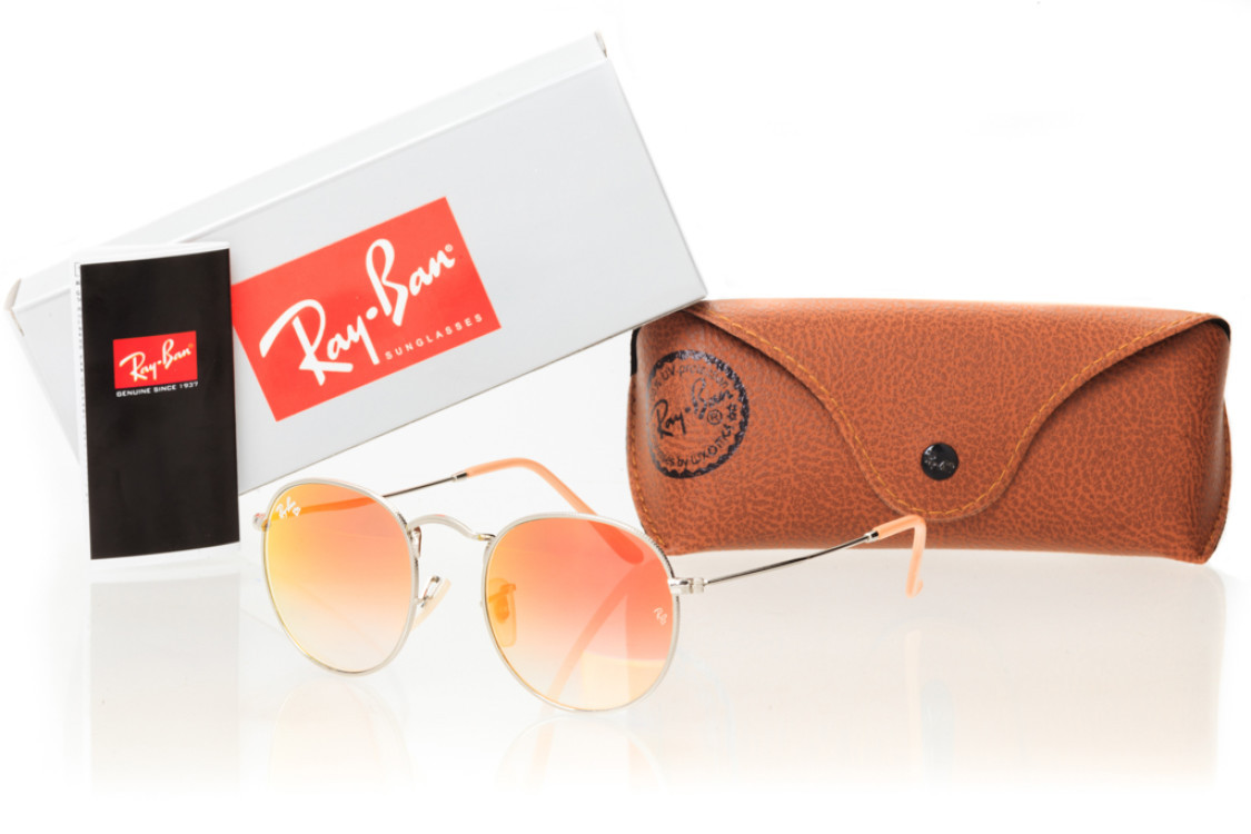 

Ray Ban Круглые 3447orange-silver SKL26-146152