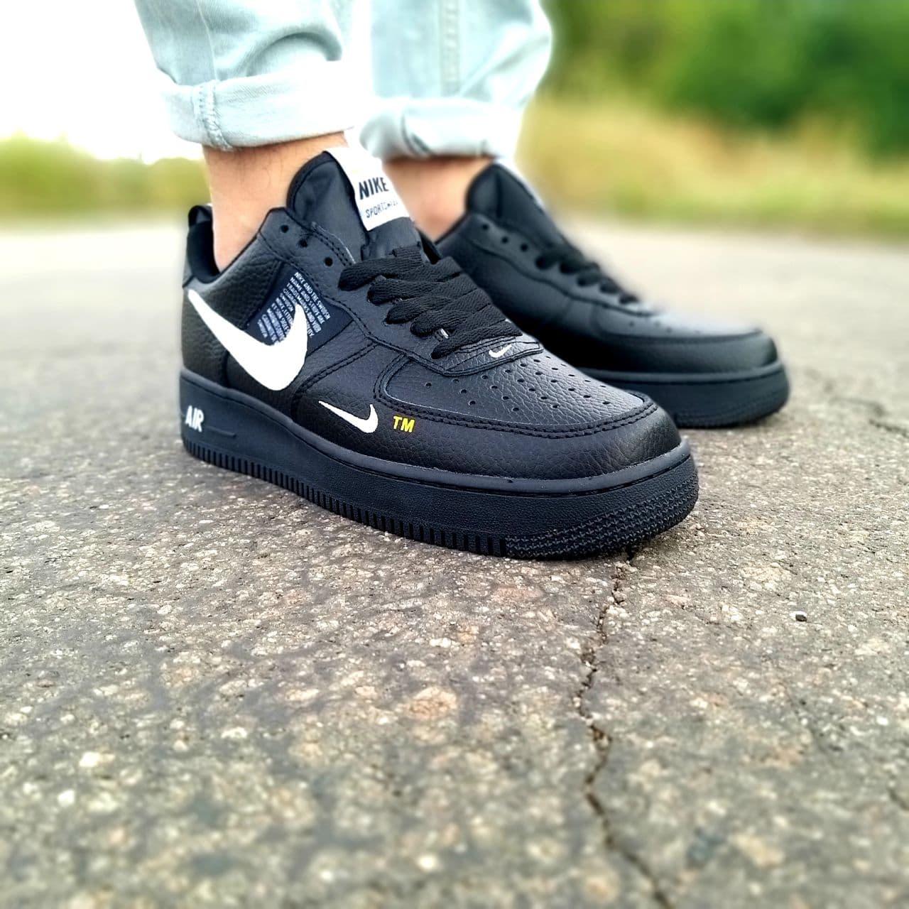 

Мужские кроссовки Nike Air Force 43-27,75см, Черный