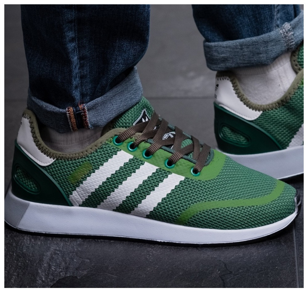 

Мужские кроссовки Adidas INIKI I-5923, зеленые кроссовки адидас иники, Зелёный