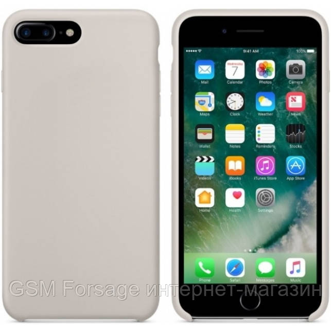 

Чехол Silicone Case для iPhone 7 Plus, iPhone 8 Plus OR Stone