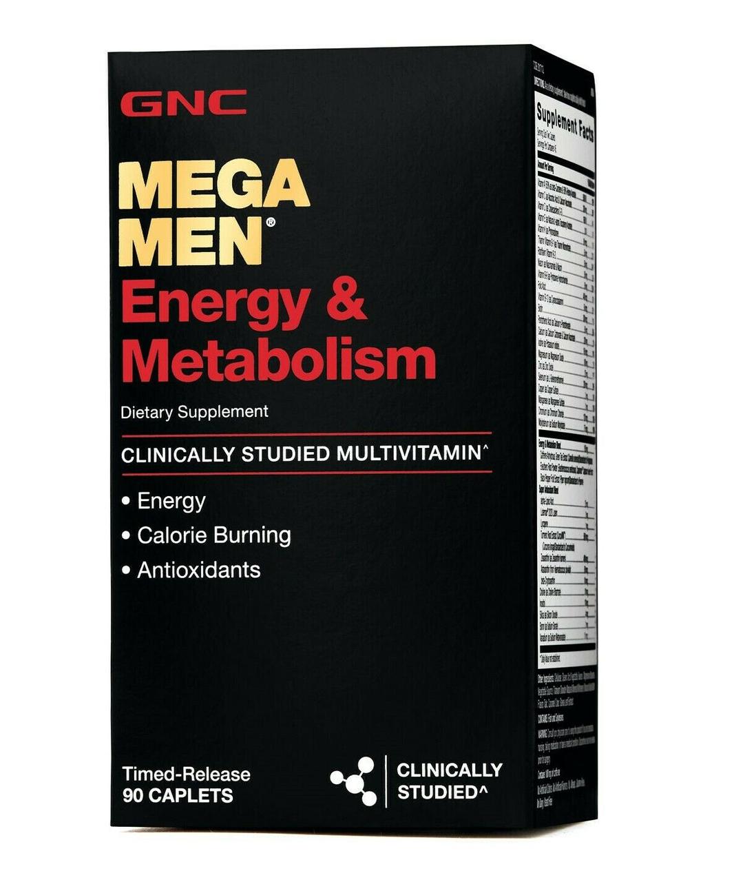 

GNC Mega Men Energy Metabolism 90 caplets