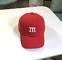 Дитяча кепка Бейсболка M&m's (Эмемдемс) з гнутим козирком Помаранчева 2, Унісекс, фото 3