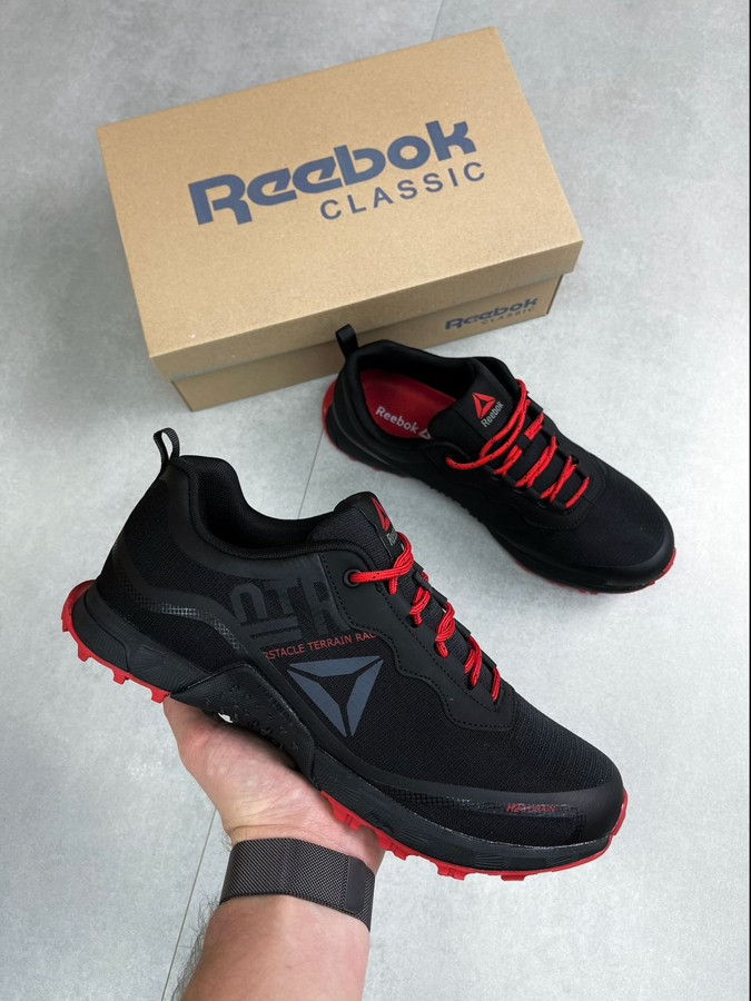 

Кроссовки мужские Reebok Terrain H20Drain Black/Red (SD-16)