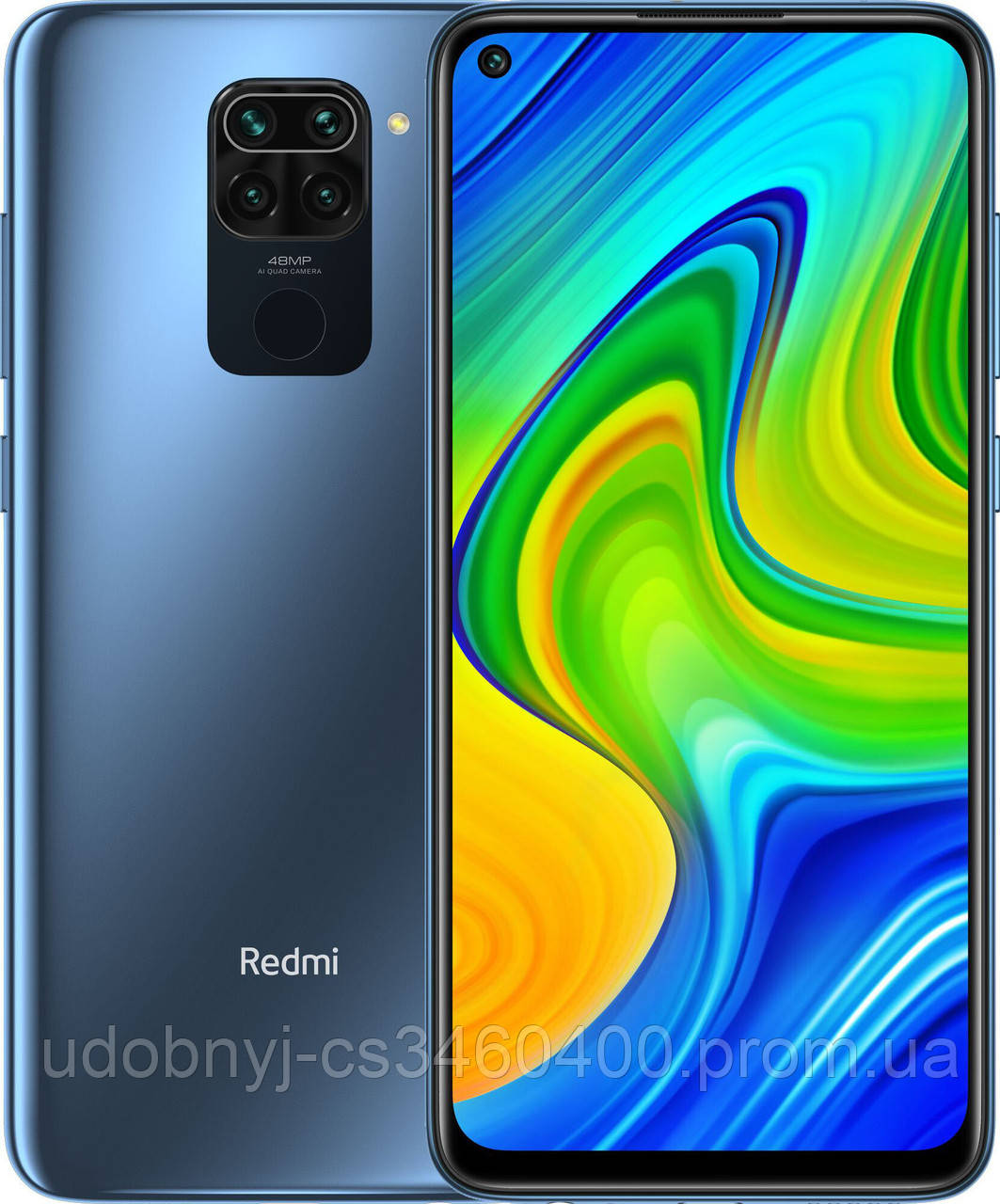 

Смартфон с четырьмя камерами на 2 сим Xiaomi Redmi Note 9 3/64 Midnight Grey Global БЕЗ NFC (Гарантия 12 мес), Серый