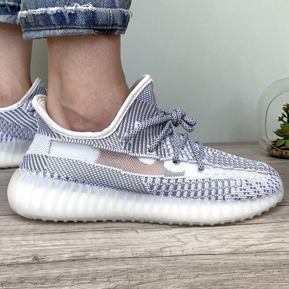 

Женские кроссовки Adidas Yeezy 350 BOOST, серый, рефлектив, Китай (КД-4)