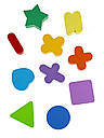 Детская деревянная игрушка 4 в1 (мозаика, пирамидки, рыбалка, цифры) WD2703, фото 5