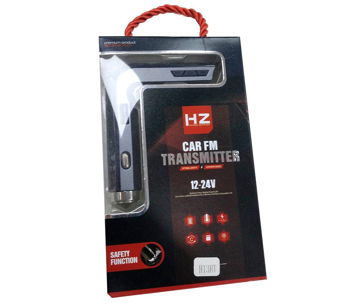 

Автомобильный FM модулятор H13BT( Bluetooth, microSD, AUX,USB) / FM трансмиттер