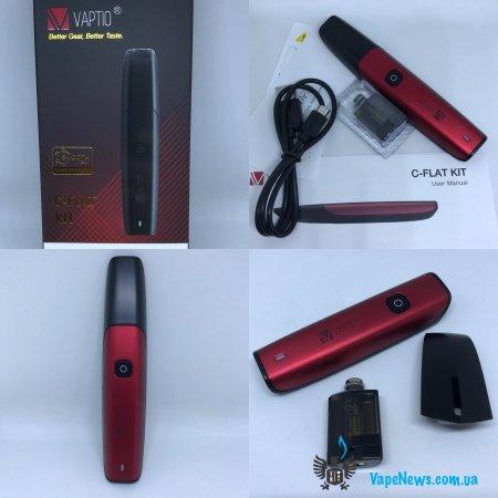 Сигарета электронная Vaptio C Flat Kit  запечатаний указан цвет - Black