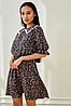 Жіноче літнє штапельне сукня з коротким рукавом (Лада jd), фото 2