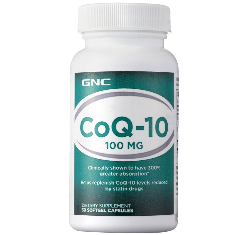 

Коэнзим GNC Coenzyme Q10 100 mg 30 caplets USA