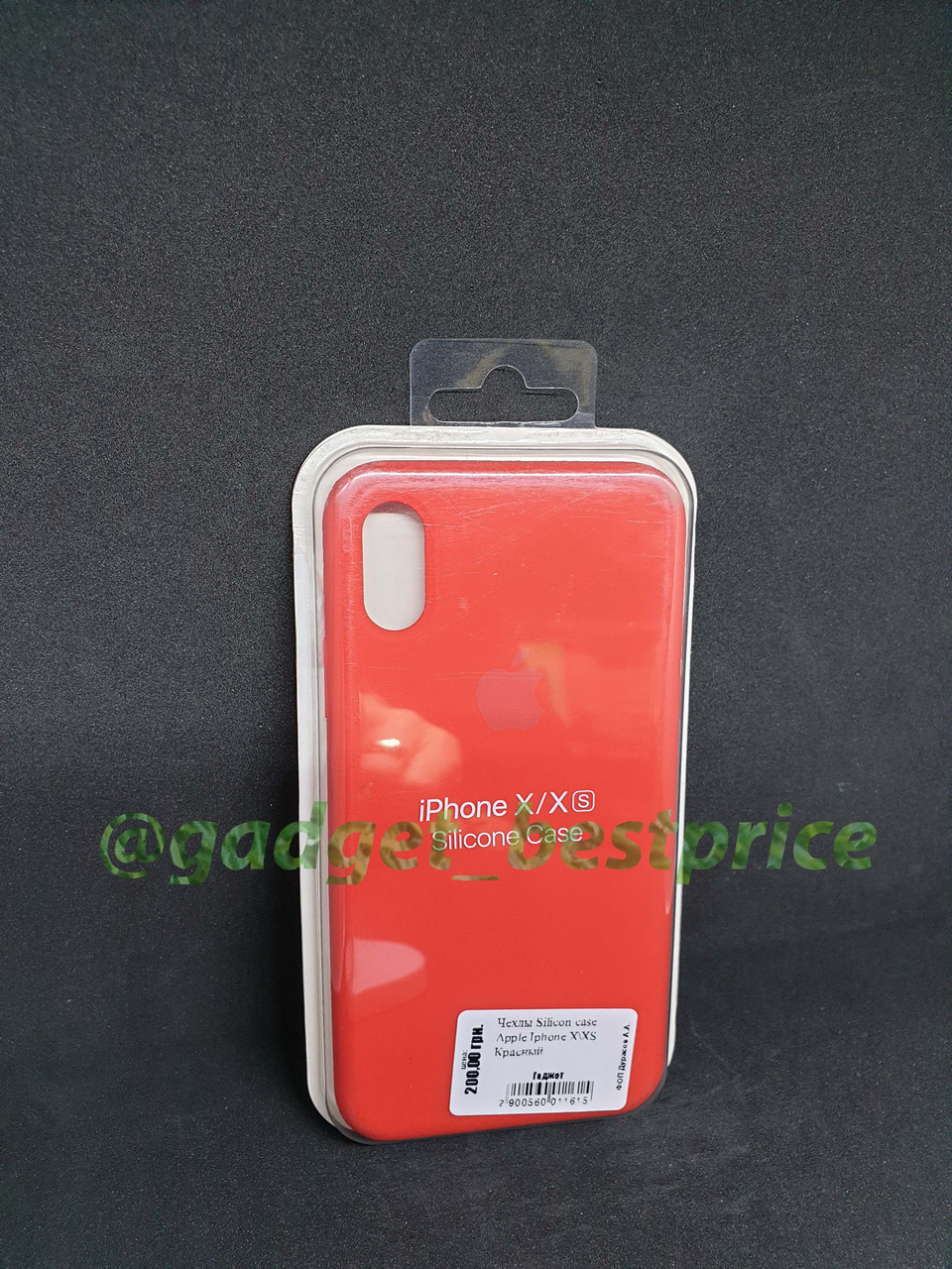 

Чехол Silicon case Apple Iphone X\XS Красный