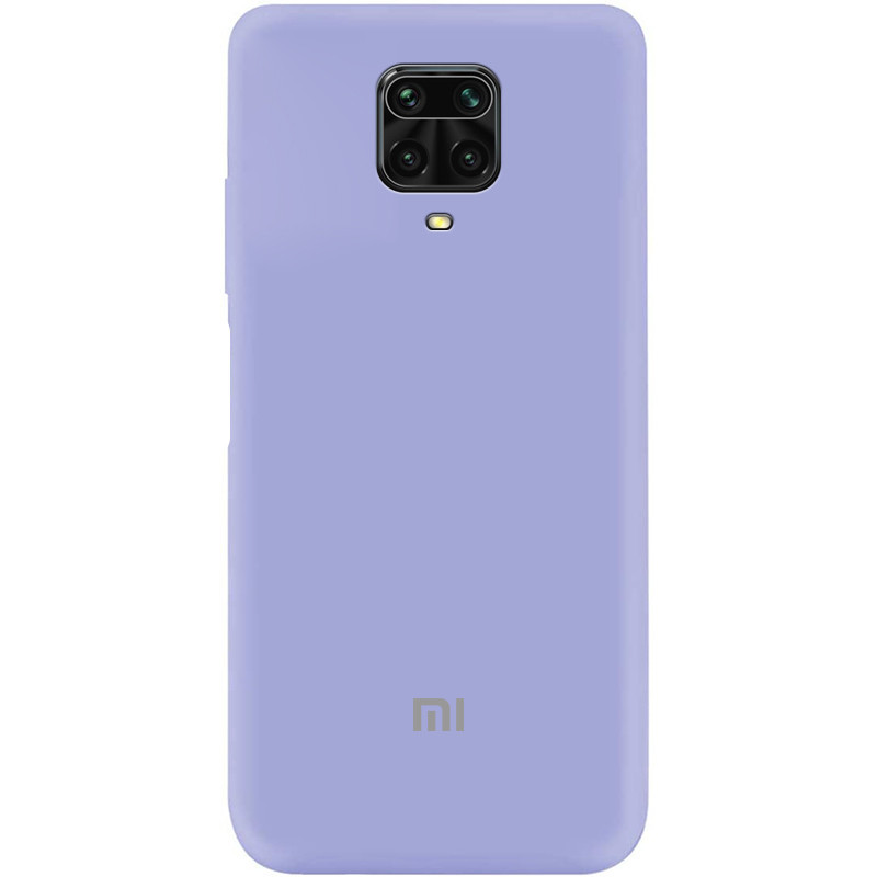 

Накладка Silicone Full Cover для Xiaomi Redmi Note 9 Pro Max Сиреневый * Dasheen (2911332AS