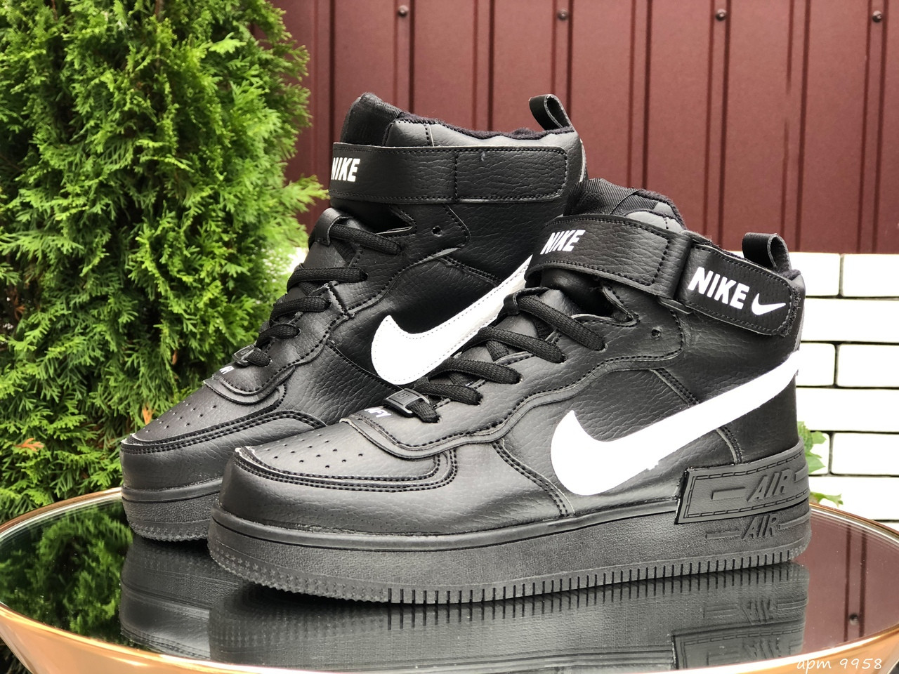 

Кроссовки Nike Air Force 1 Shadow черно- белые на весну и осень найк трендовые для спорта 37, Черно-белый