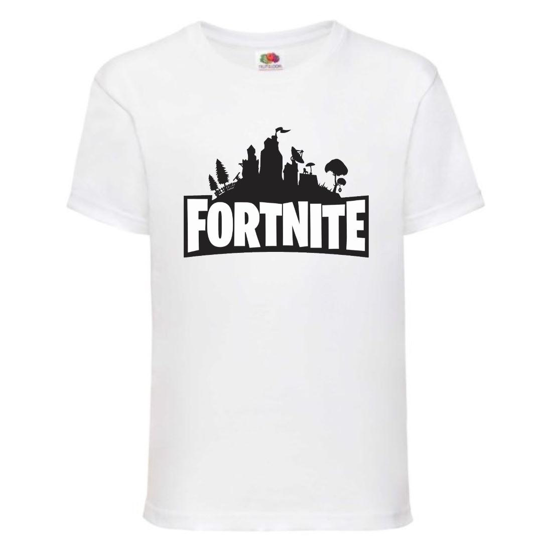 

Футболка детская Фортнайт (Fortnite LOGO) белая (FT-02