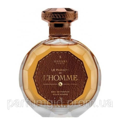 

Оригинальные мужские духи Hayari Parfums Le Paradis de L Homme (Хаяри Парфюмс Ле Парадиз де Л Хом) 100 ml/мл,