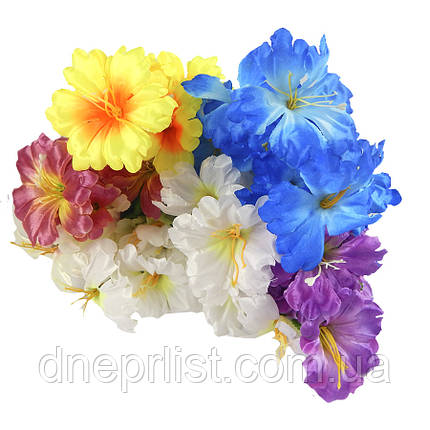 Букет штучний "Клемантіс" 6 квіток, 10 см, 29 см (6 видів), фото 2