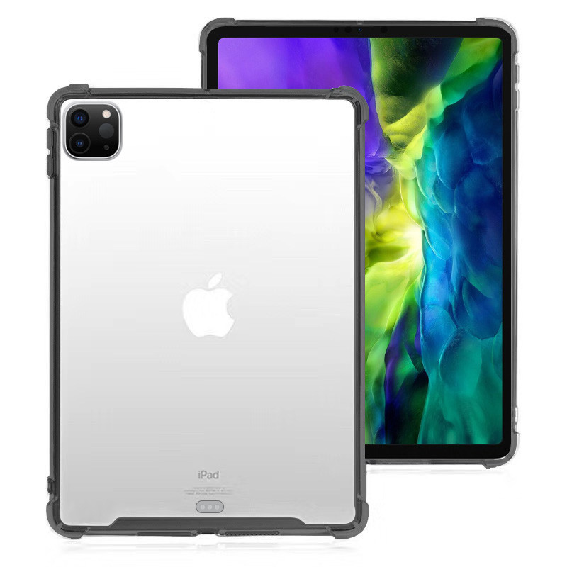 

TPU+PC чехол Simple c усиленными углами для Apple iPad Pro 11" (2020, Серый (прозрачный)