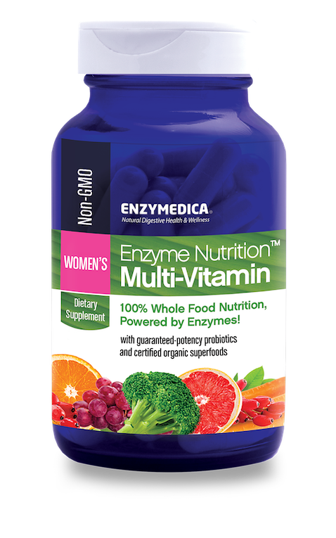 

Ферменты и мультивитамины для женщин Enzyme Nutrition Multi-Vitamin Women's Enzymedica 120 капсул