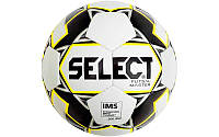 Мяч футзальный №4 SELECT FUTSAL MASTER IMS (FPUS 1800, белый-черный-желтый)