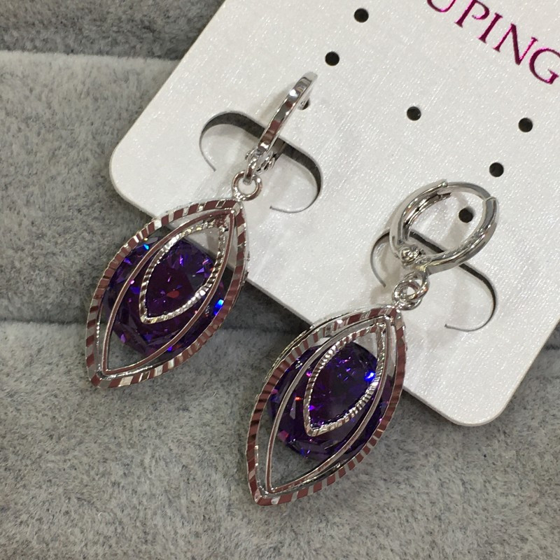 

Серьги Xuping фиолетовый