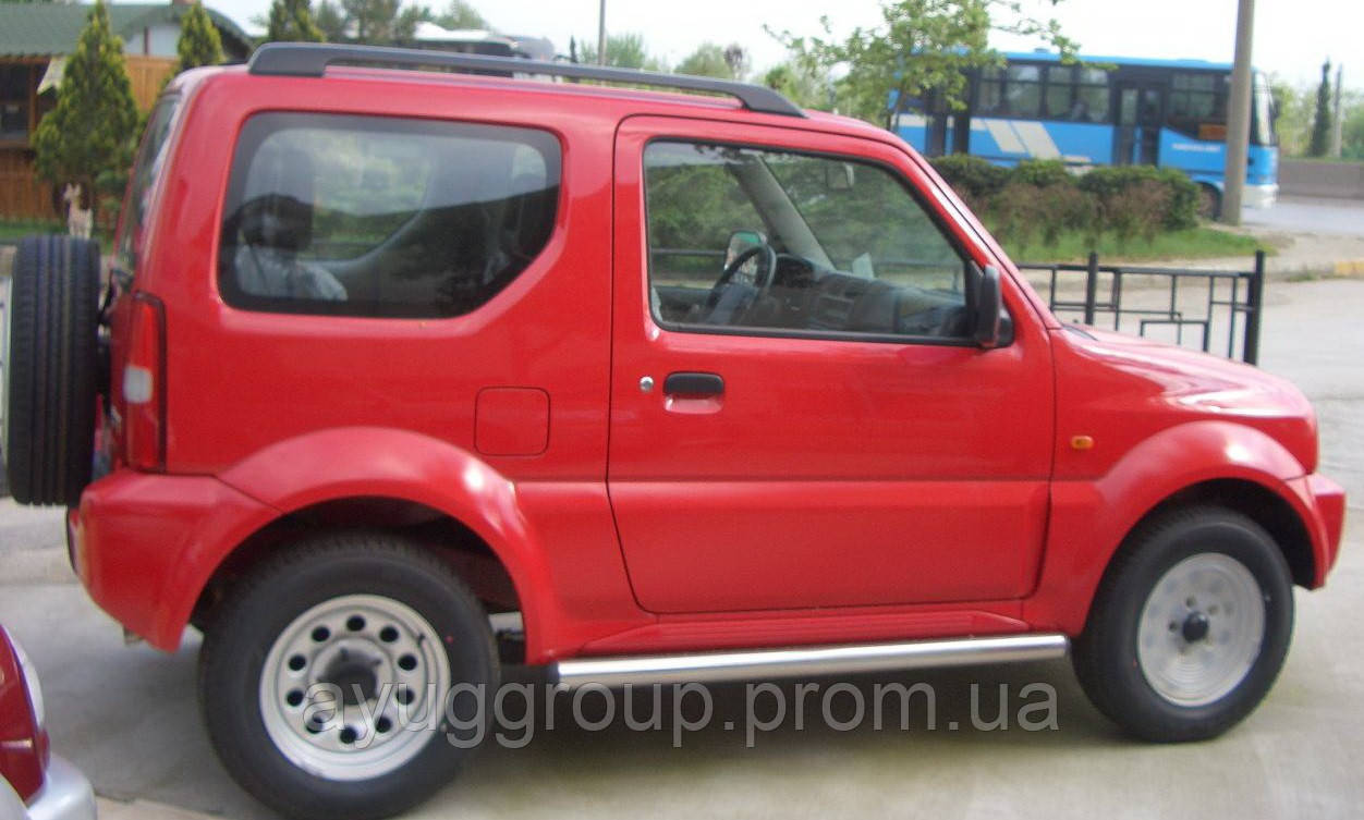 

Боковая защита пороги трубы Suzuki Jimny 1998-2005 2005+ кенгурятник защита бампера дуги пороги