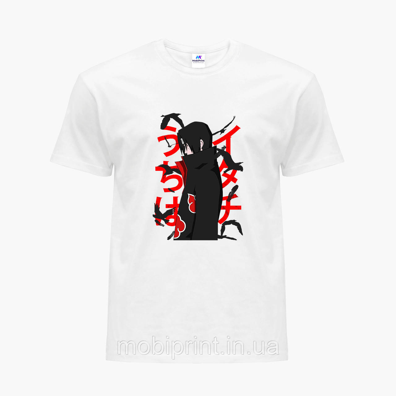 

Футболка женская Итачи Учиха Наруто (Itachi Uchiha) Белый (8976-2817) XL