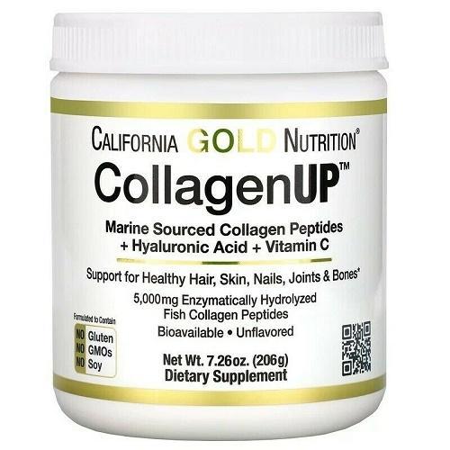 

Морской коллаген California Gold Nutrition Collagen UP 206 g (40 serv) USA