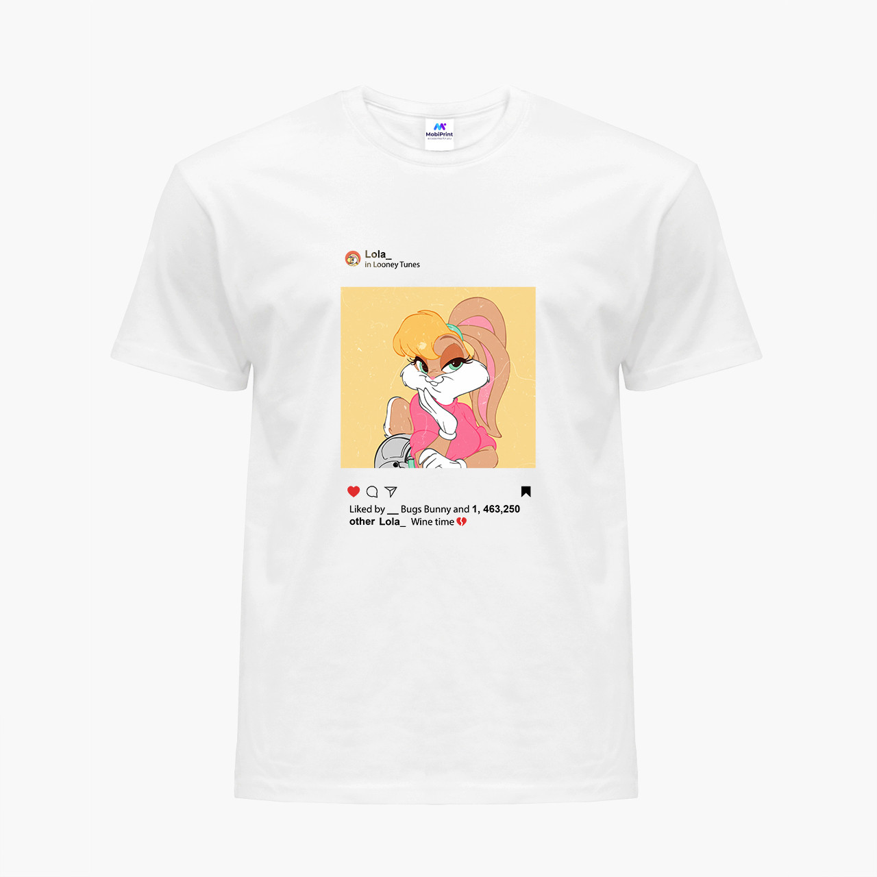 

Футболка женская Лола Банни Луни Тюнз (Lola Bunny Looney Tunes) Белый (8976-2881) XL