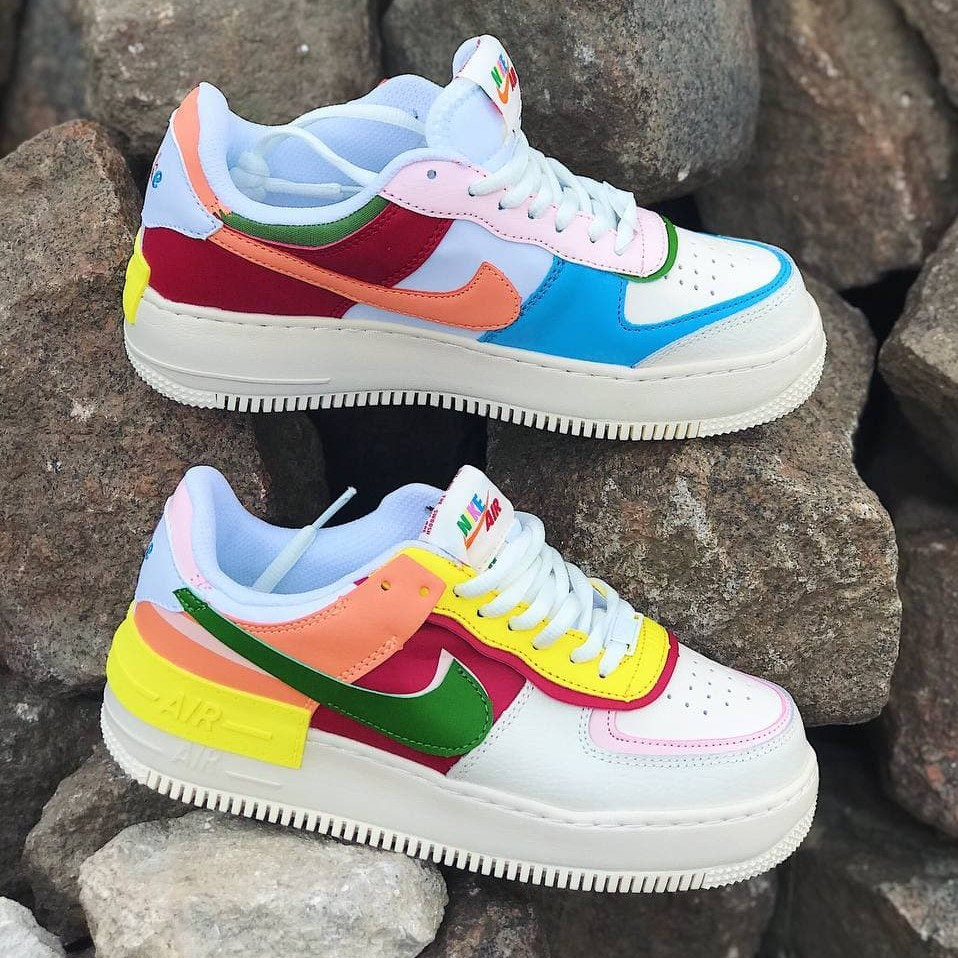 

Nike Air Force 1 Shadow Multicolored | кроссовки женские; разноцветные; осенние/весенние; найк 39, Разные цвета