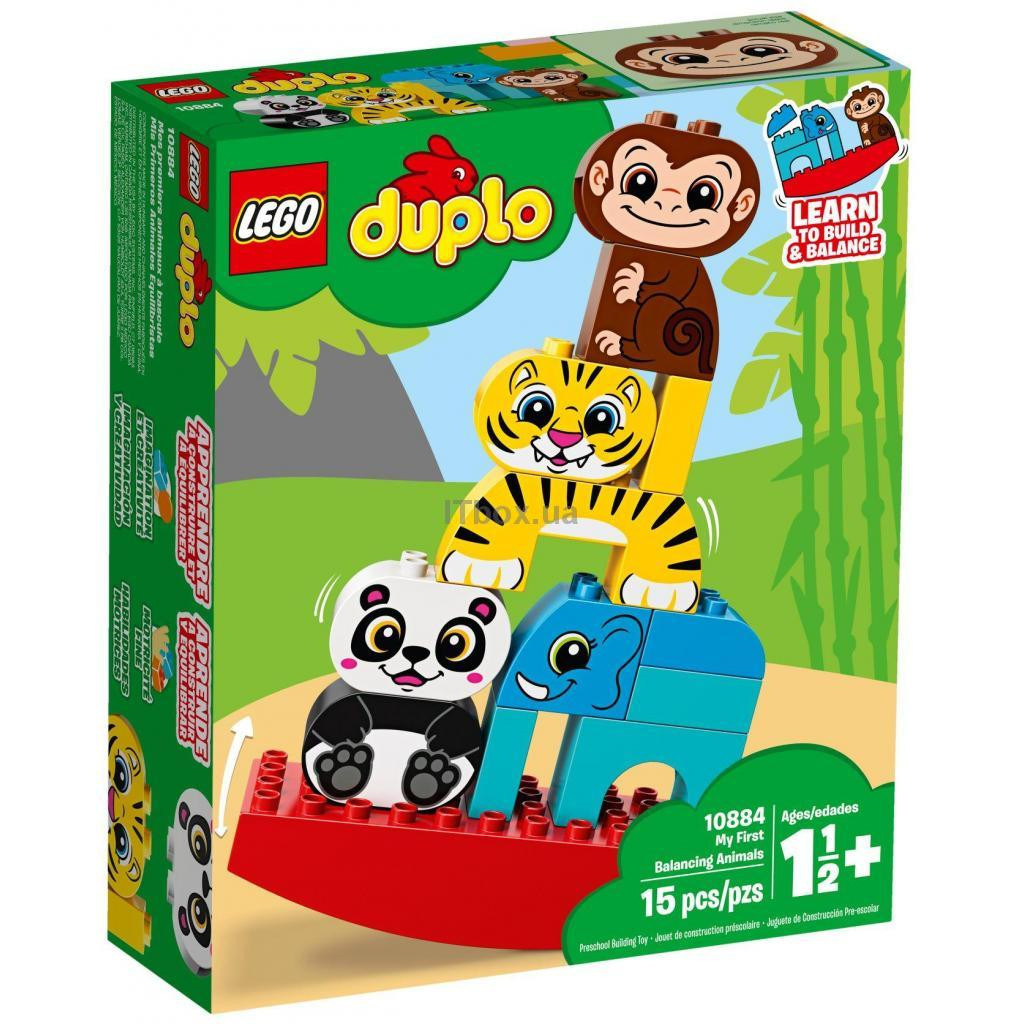 

Конструктор LEGO DUPLO Мои первые цирковые животные 15 деталей (10884)