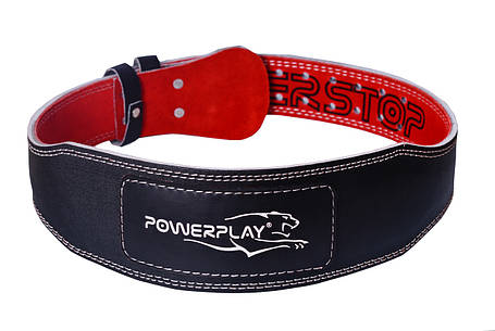 Пояс для важкої атлетики PowerPlay 5085 Чорно-Червоний S, фото 2