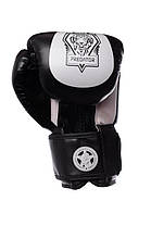 Боксерські рукавиці PowerPlay 3003 Чорно-Білі 16 унцій, фото 3