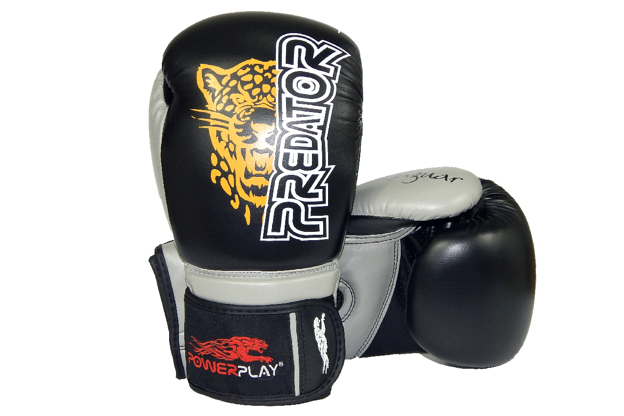 Боксерські рукавиці PowerPlay 3008 Чорні 10 унцій