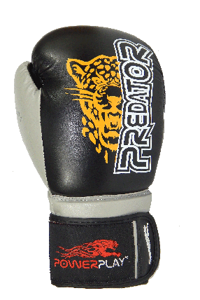 Боксерські рукавиці PowerPlay 3008 Чорні 10 унцій, фото 2