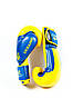Боксерські рукавиці PowerPlay 3021 Ukraine Жовто-Сині 12 унцій, фото 2