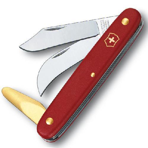

Нож садовый Victorinox 3.9116, Червоний;бордовий