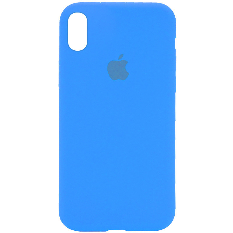 

Чехол Silicone Case Full Protective (AA) для Apple iPhone XR (6.1, Голубой / blue